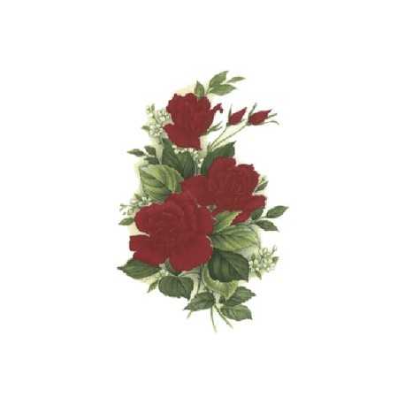 RED ROSES 105X78MM (6) 2.ROSE 3 RED