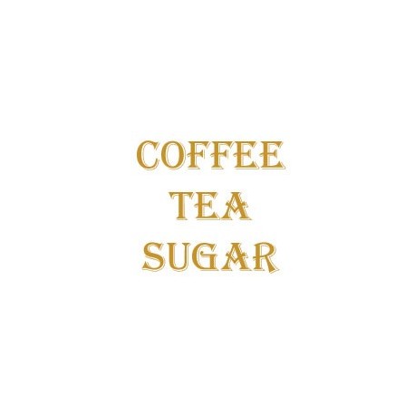 Tea Coffee Sugar Bright Gold Algerian 66pt