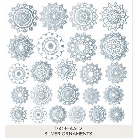 Silver Ornaments 30-47mm (24)