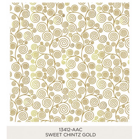 Sweet Chintz Gold 185x185mm